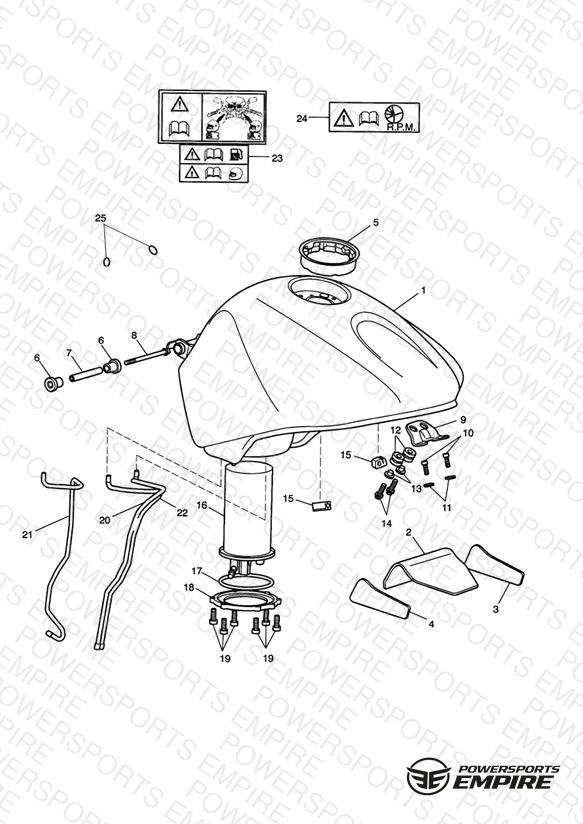Fuel Tank, Fuel Pump & Fittings