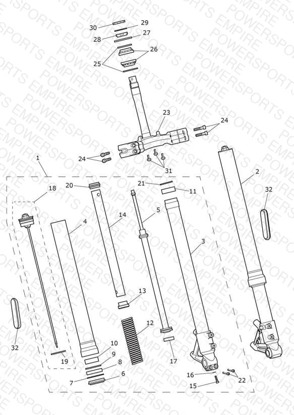Front Forks & Lower Yoke