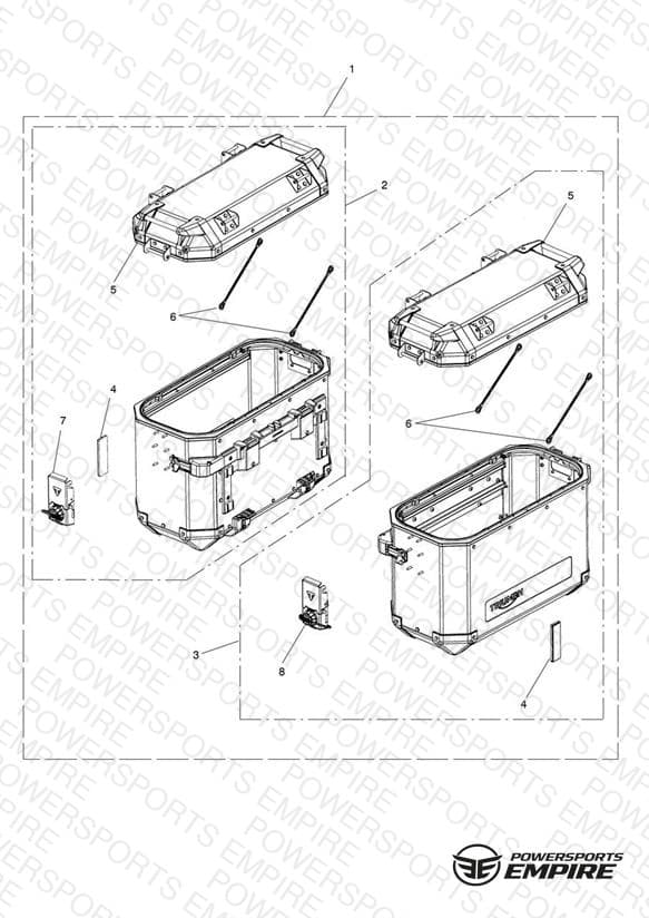 Pannier, Aluminium, Kit, Silver, KL