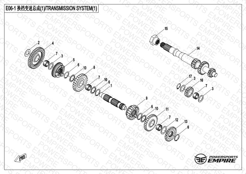 E06-1 — TRANSMISSION ASSY (1)
