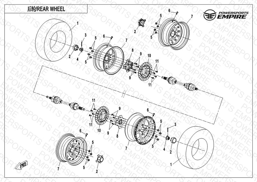 F11 — REAR WHEEL