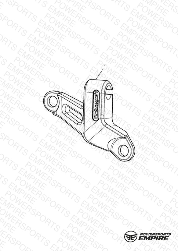 Clutch Cable Guide, Grey
