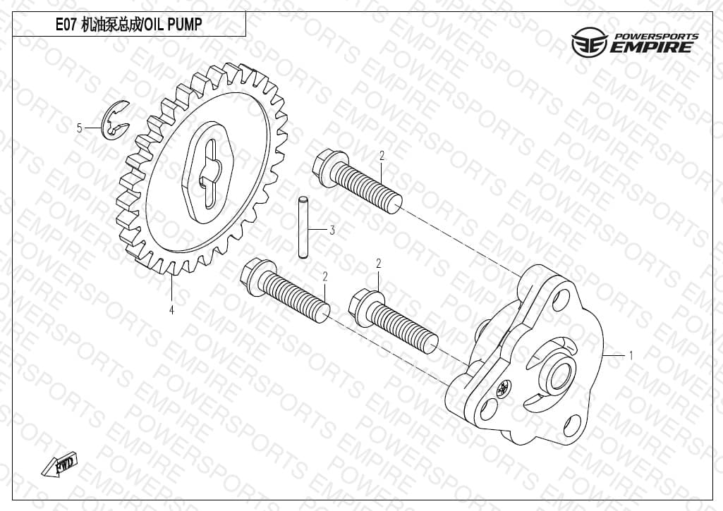 E07 — OIL PUMP ASSY.