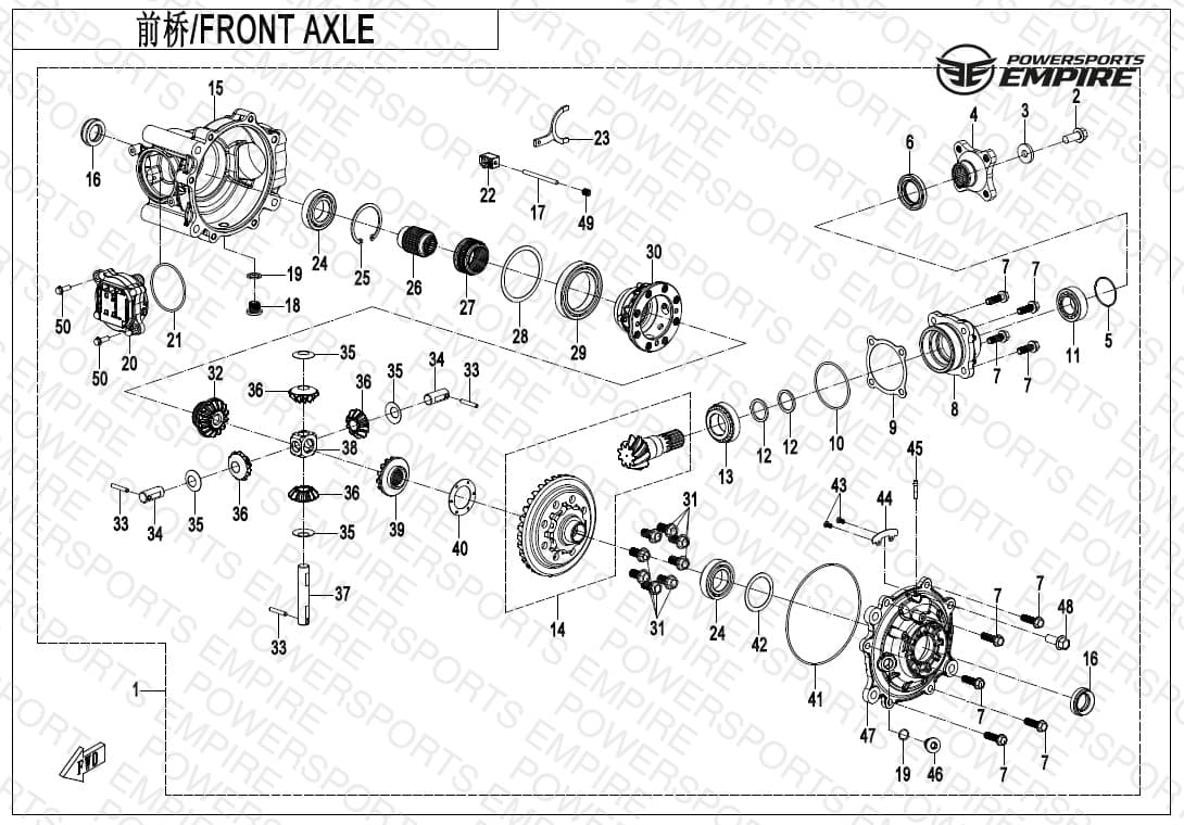 F31 — FRONT AXLE