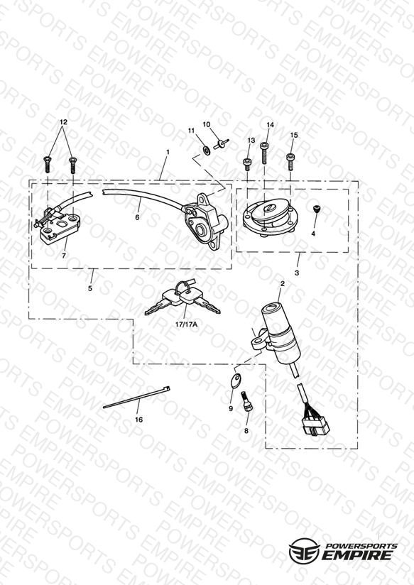 Ignition Switch & Lock Set