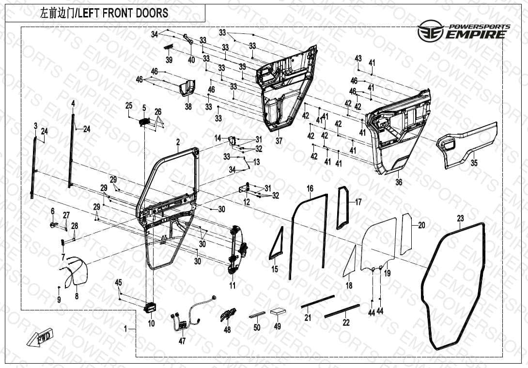 F80-4 — LEFT FRONT DOORS