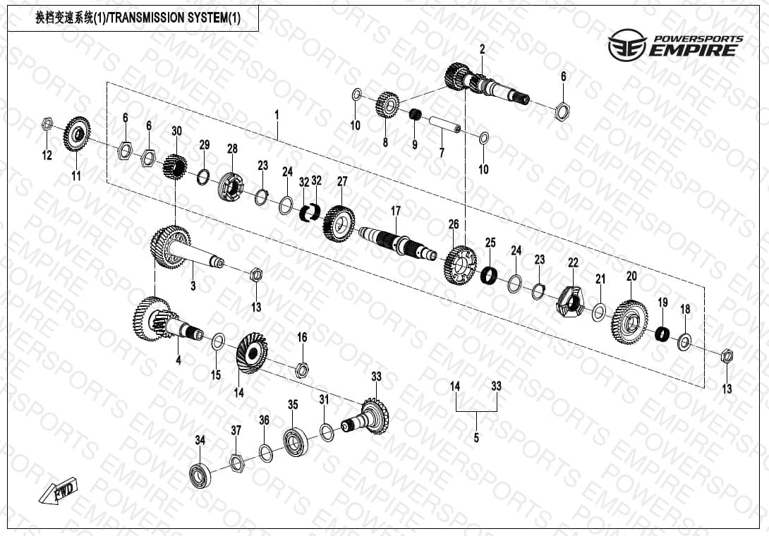 E06-1 — TRANSMISSION SYSTEM(1)