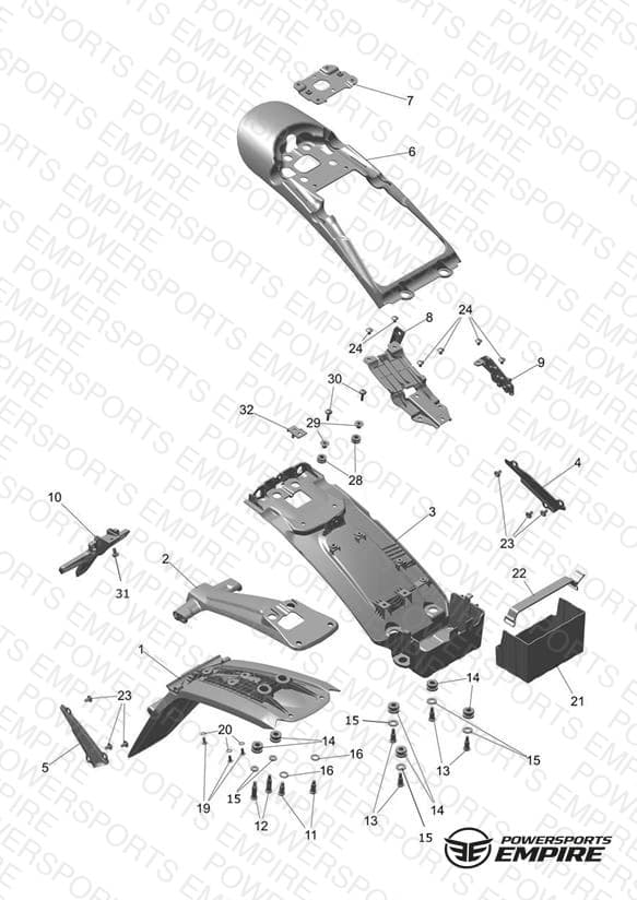 Rear Mudguard