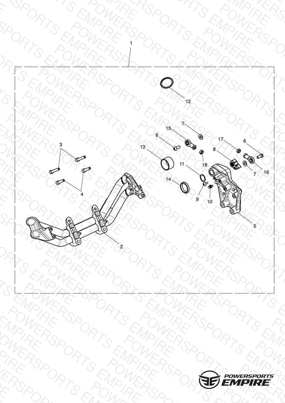 Forward Controls Mount Kit - 854156 >