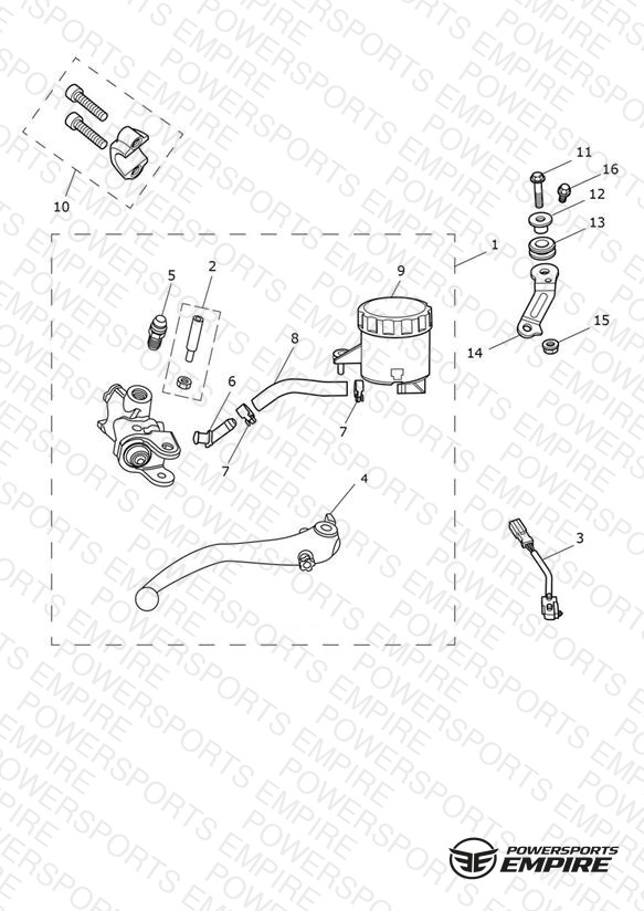 Front Brake Master Cylinder & Hoses