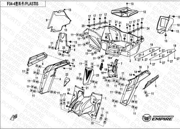 F0441 — PLASTIC PARTS-4