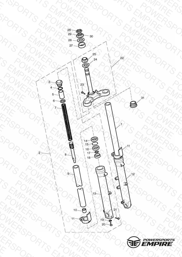 Front Forks & Lower Yoke