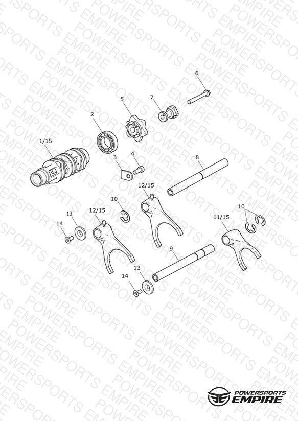 Gear Selector Drum