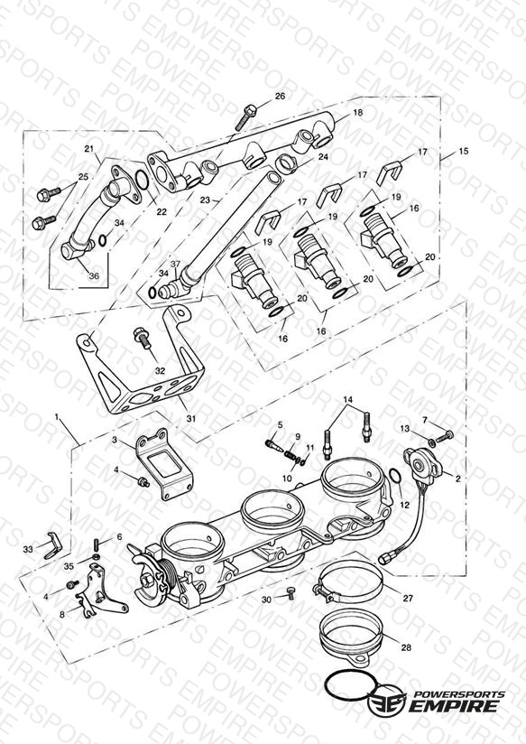 Throttles/Injectors and Fuel Rail > 207554