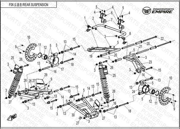 F06 — REAR SUSPENSION