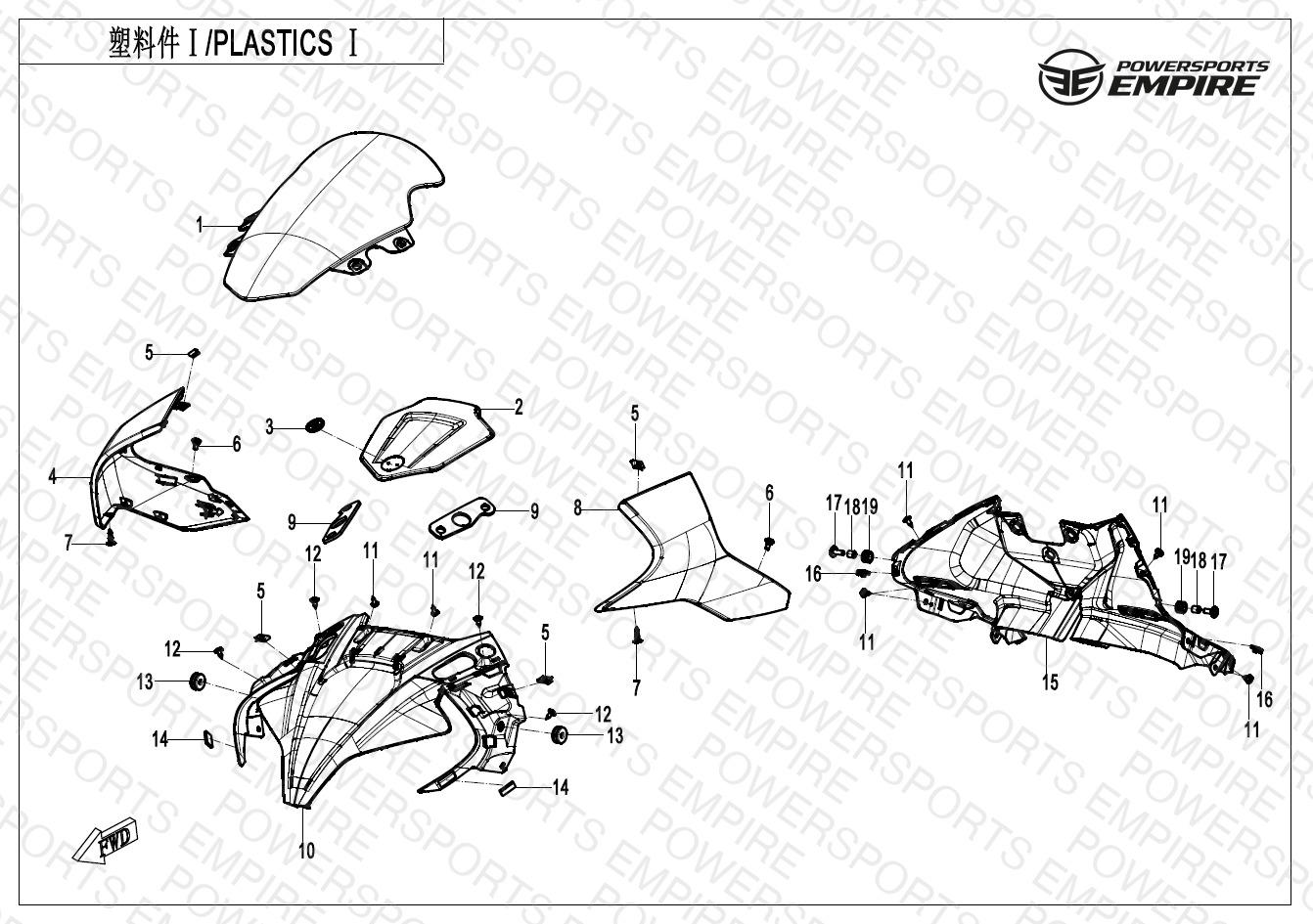 F04-1 — PLASTIC PARTS 1