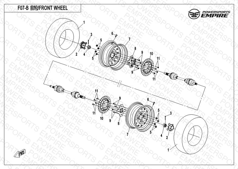 F07-B — FRONT WHEEL(NEW)