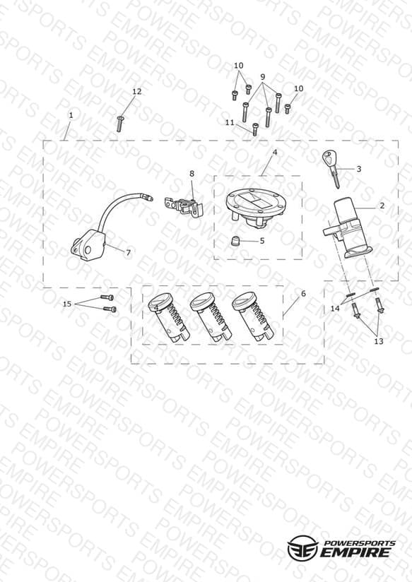 Ignition Switch & Lock Set