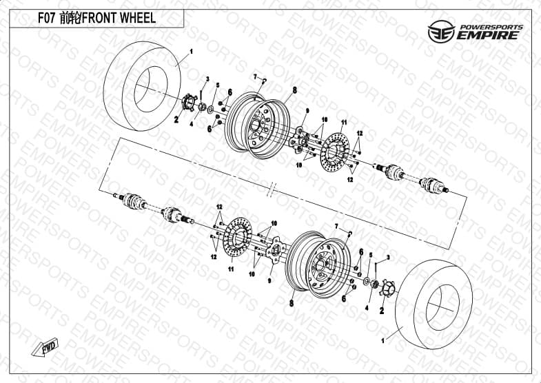 F07 — FRONT WHEEL