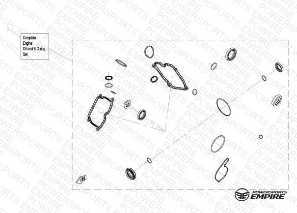 R02 — ENGINE OIL SEAL & O-RING SET