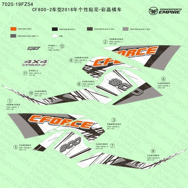 F19-2 — DECAL KIT