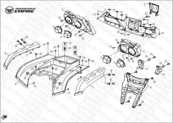 F04-3 — REAR PLASTICS