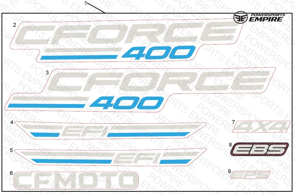 F19-1-F — DECAL KITS(NA, CM EXPLORE BLUE)