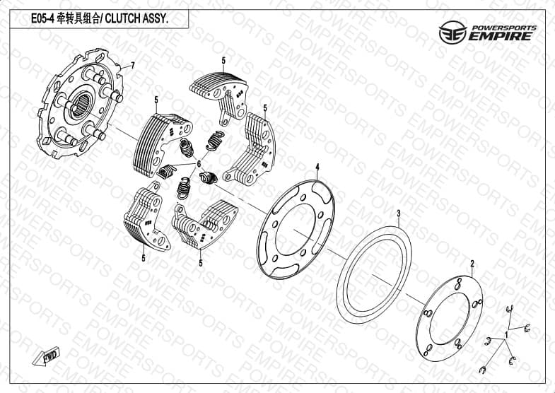 E05-4 — CLUTCH ASSY.
