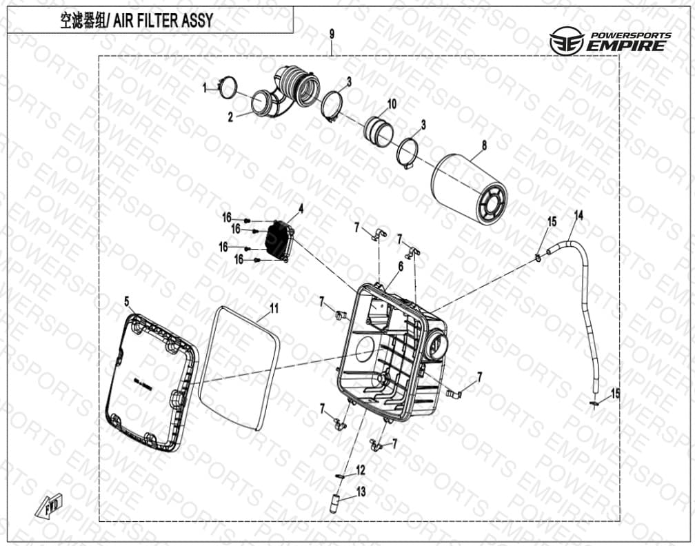 F41 — AIR FILTER ASSY