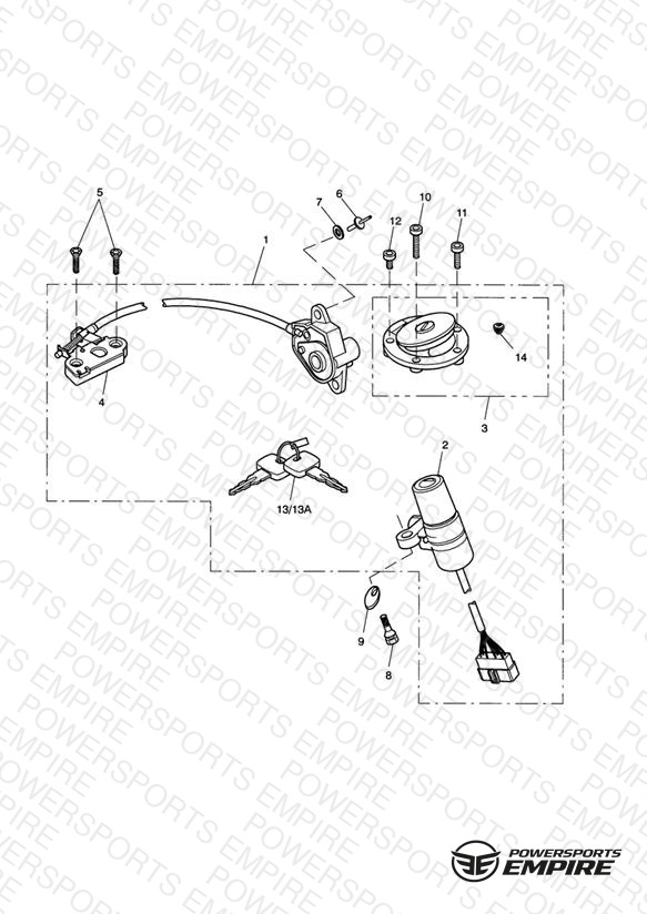 Ignition Switch & Lock Set