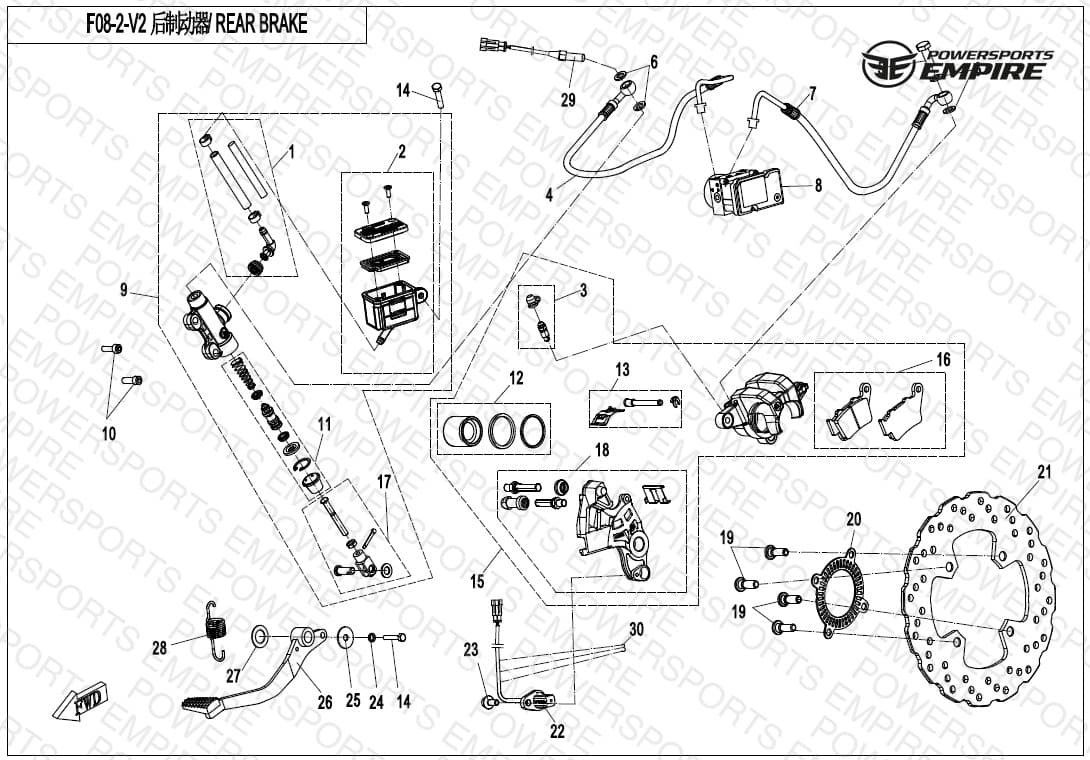 F08-2 — REAR BRAKE