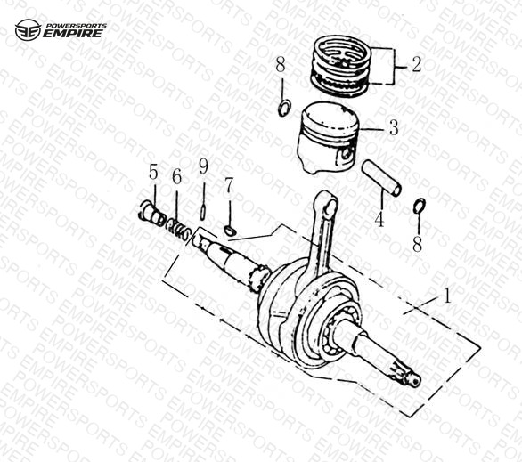E10 — CRANKSHAFT & PISTONS