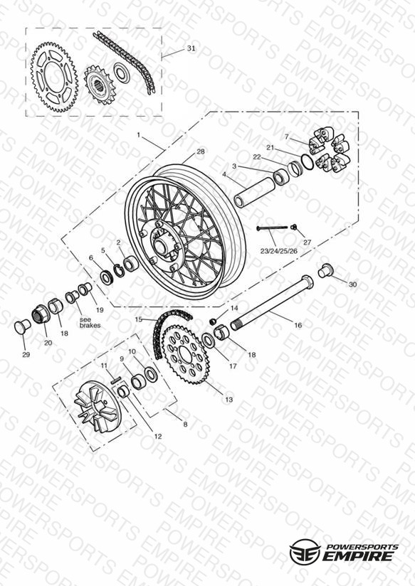 Rear Wheel/Final Drive 29156 »