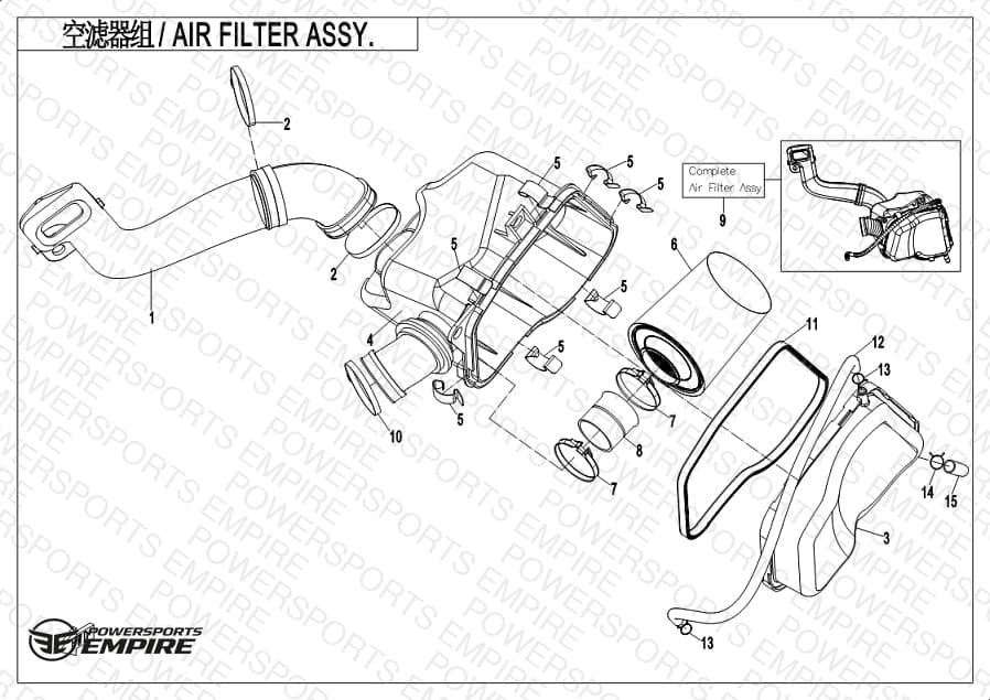F41 — AIR FILTER ASSY.