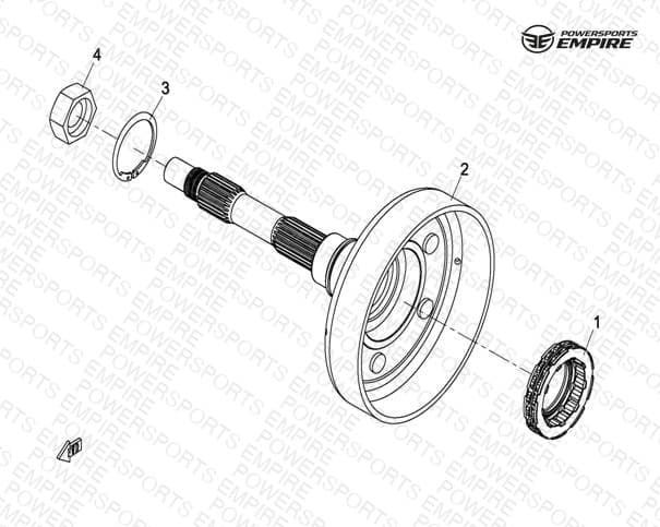 E20 — WET CLUTCH HOUSING ASSY