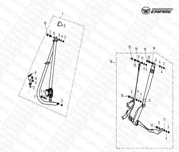 F22 — SEAT SAFETY BELT