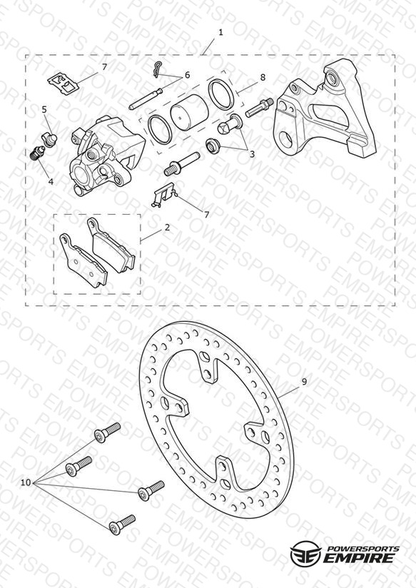Rear Brake Caliper & Discs