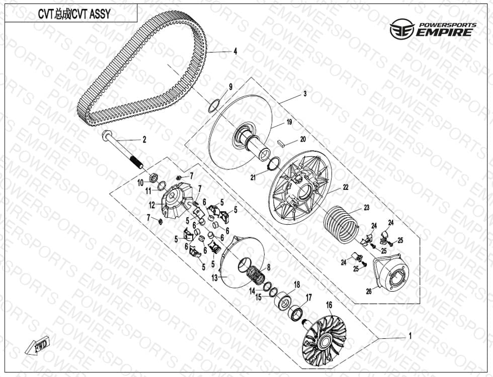 E05-V3 — CVT ASSY