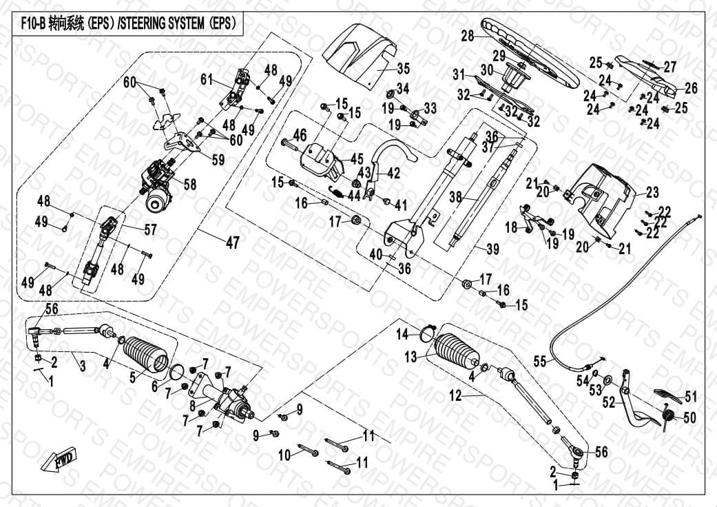 F10-B-C — STEERING SYSTEM(WITH EPS,CCVI STEERING TIE-ROD)