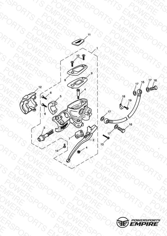 Front Brake Master Cylinder & Hoses