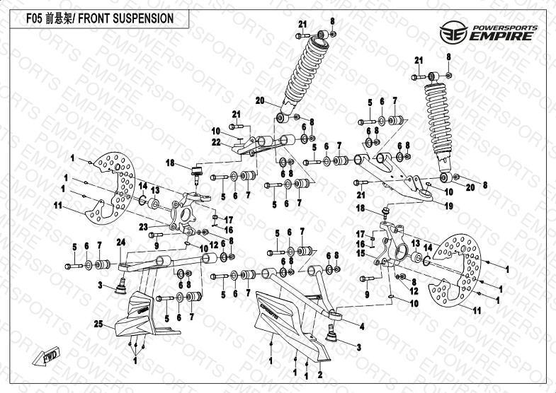 F05 — FRONT SUSPENSION