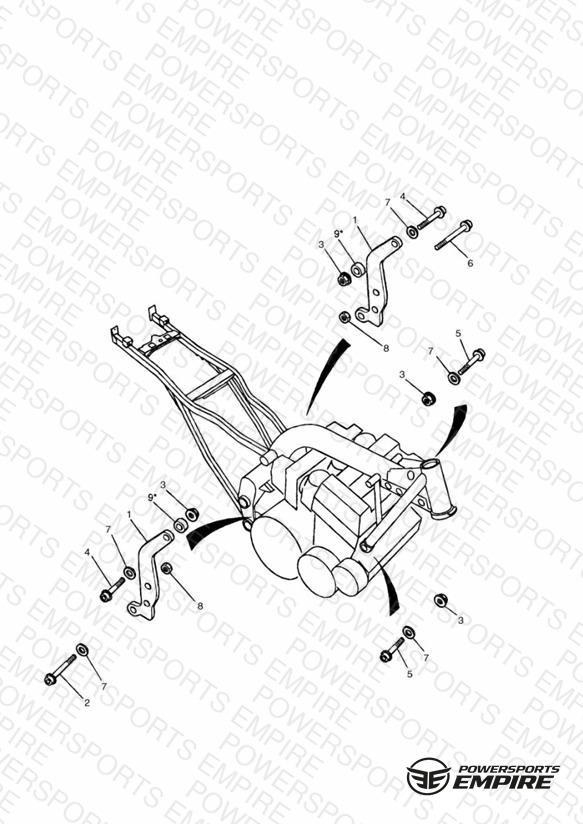 Linkage Carrier/Engine Mounting Bolts