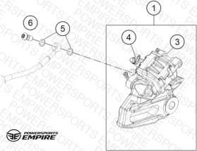 REAR BRAKE CALIPER