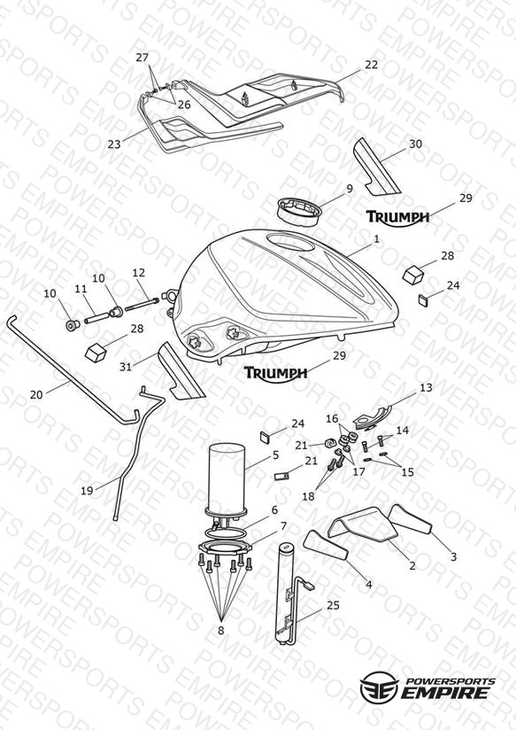 Fuel Tank, Fuel Pump & Fittings