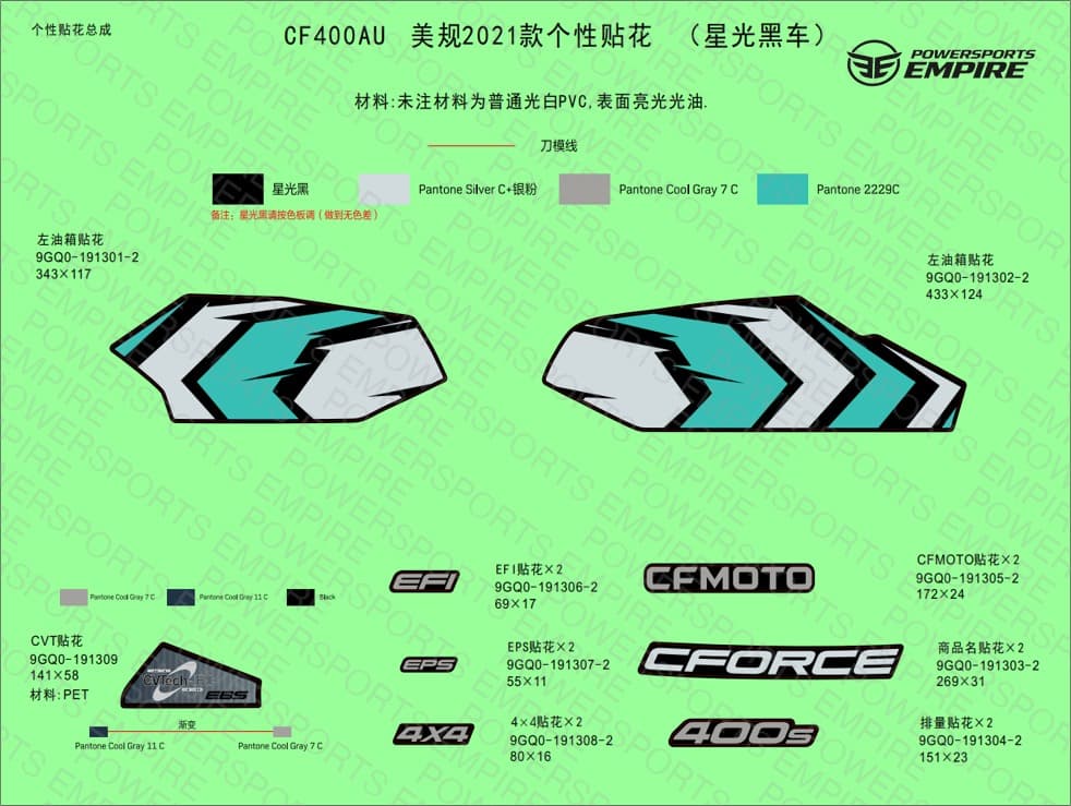 F19-1-C — DECAL KITS(NEBULA BLACK)