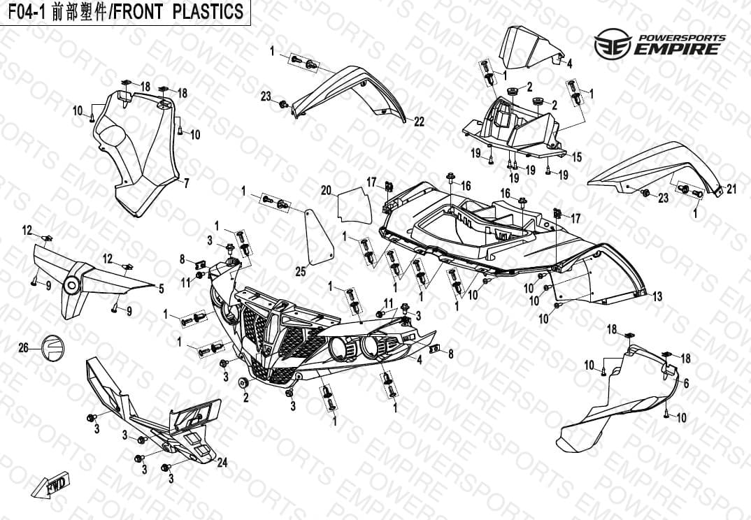 F04-1 — FRONT PLASTICS