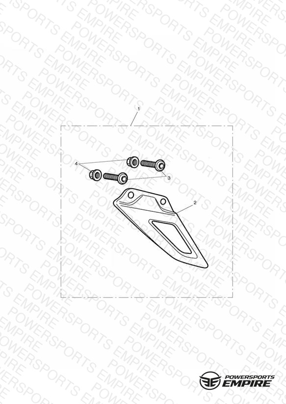 Low Chain Guard, Carbon Fibre