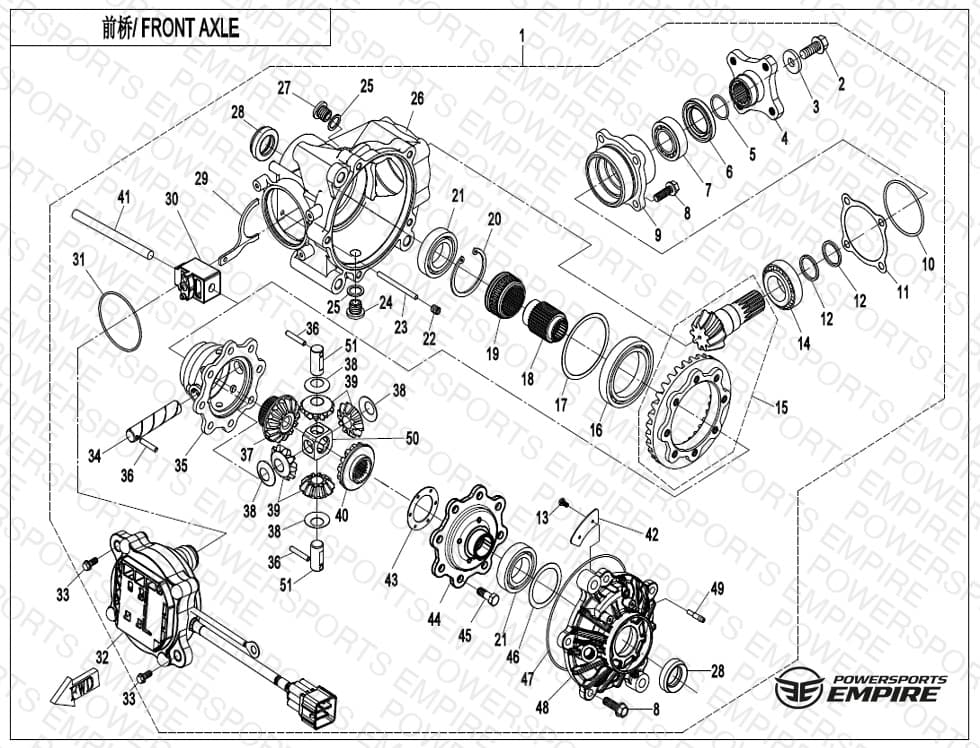 F31-V2 — FRONT AXLE
