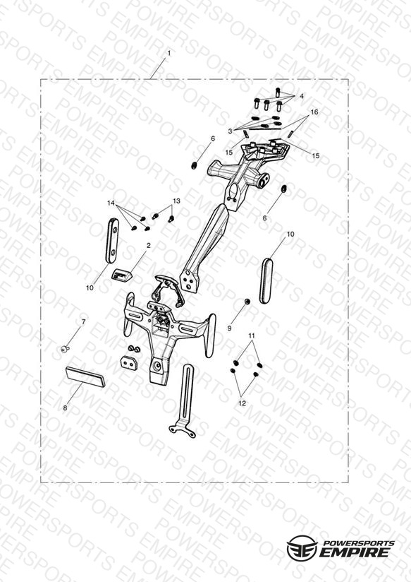 Licence Plate Holder Kit