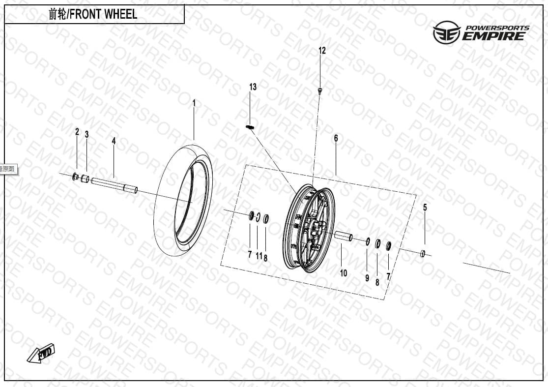 F07 — FRONT WHEEL